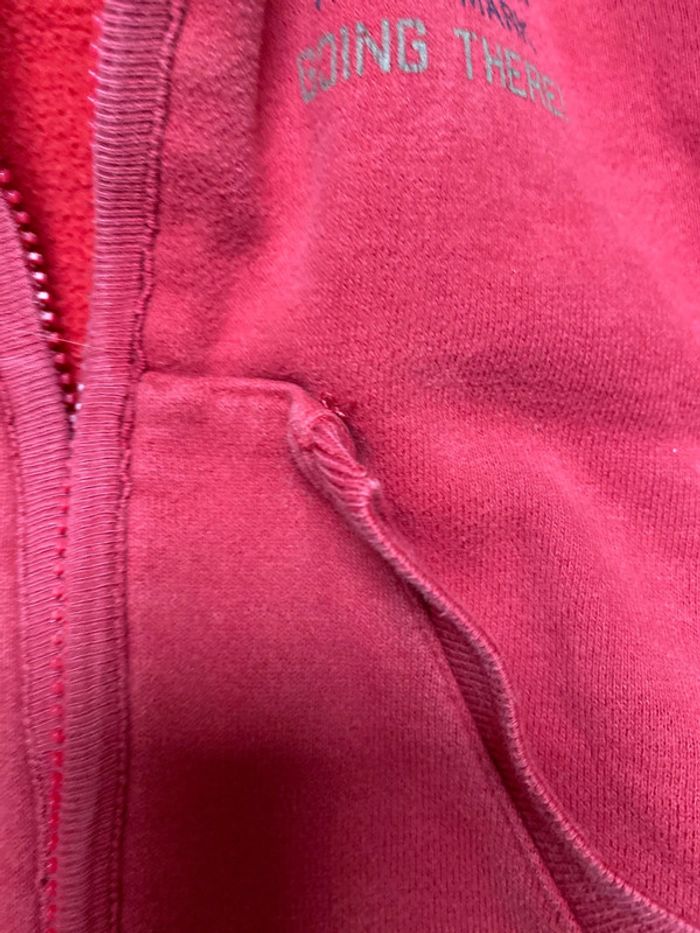 Blouson zippé rouge 3 ans Creeks - photo numéro 9