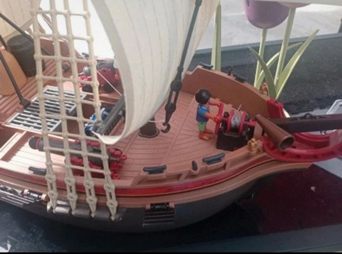 Bateau pirate playmobil et malette pirate. - photo numéro 5