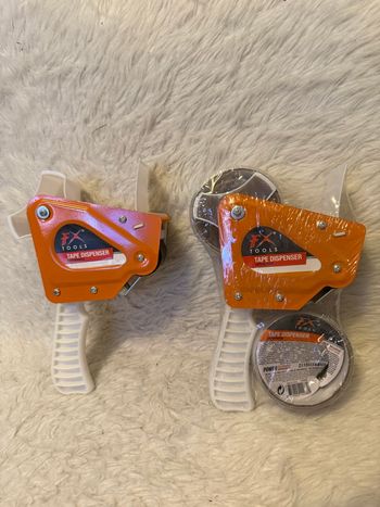 Lot de 2 Dévidoirs + 2 rouleaux scotch neufs