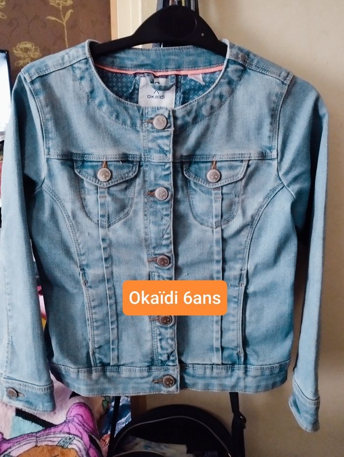 Veste en jean fille Okaïdi 6ans