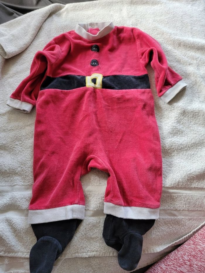 Lot de 6 pyjamas velours 6 mois garçon - photo numéro 2