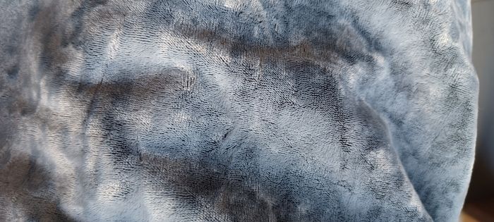 T shirt aspect velours gris clair - photo numéro 7