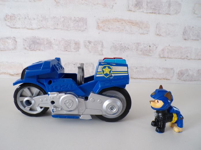 Moto Pups à friction - Chase - Pat Patrouille - Paw Patrol (J20) - photo numéro 2