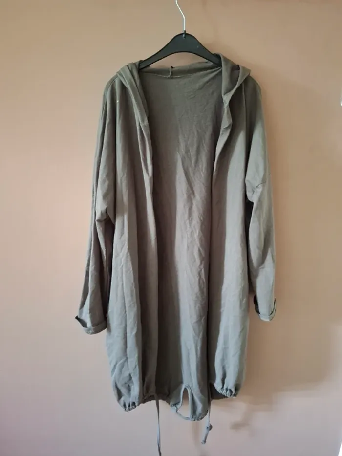 Khaki long vest One Size - photo numéro 3