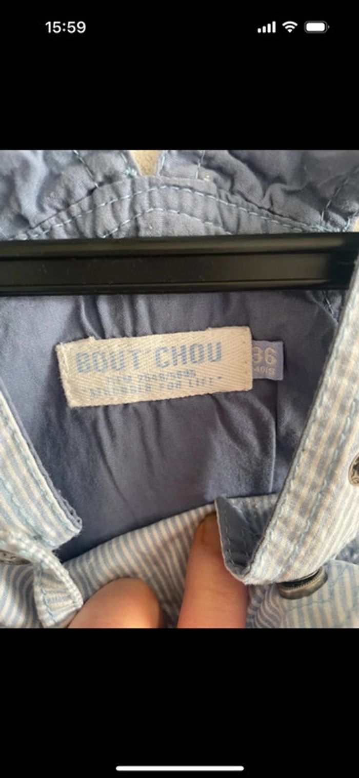 Salopette short Bout'chou taille 36 mois - photo numéro 3
