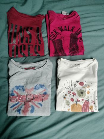 Lot de tee shirt taille 12ans