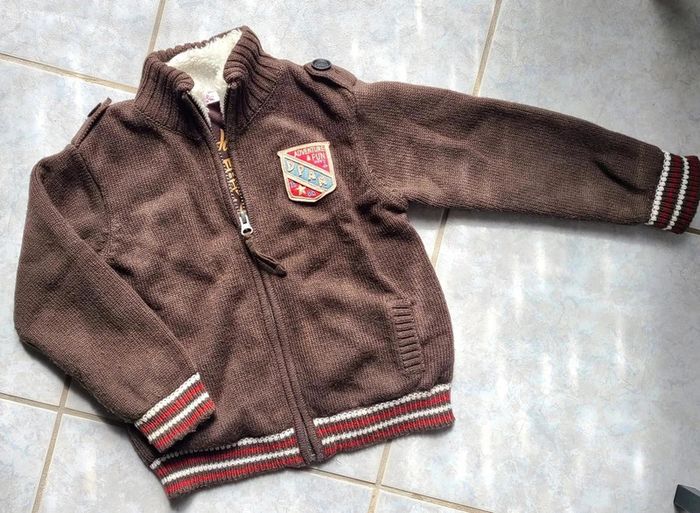 Veste chaude fourrée Du pareil au meme DPAM 4ans