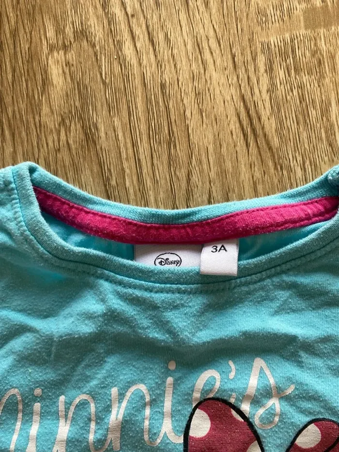 T-shirt manche courte minnie taille 3 ans - photo numéro 4