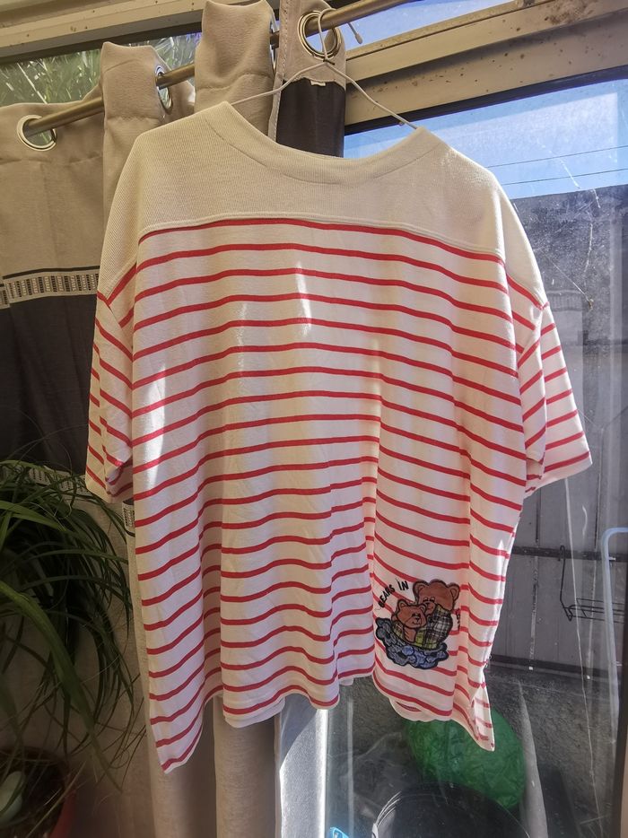 Jolie marinière C&A taille XL motif ourson - photo numéro 8