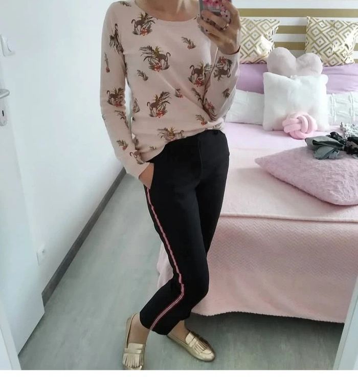 Pantalon Zara liseré - photo numéro 4