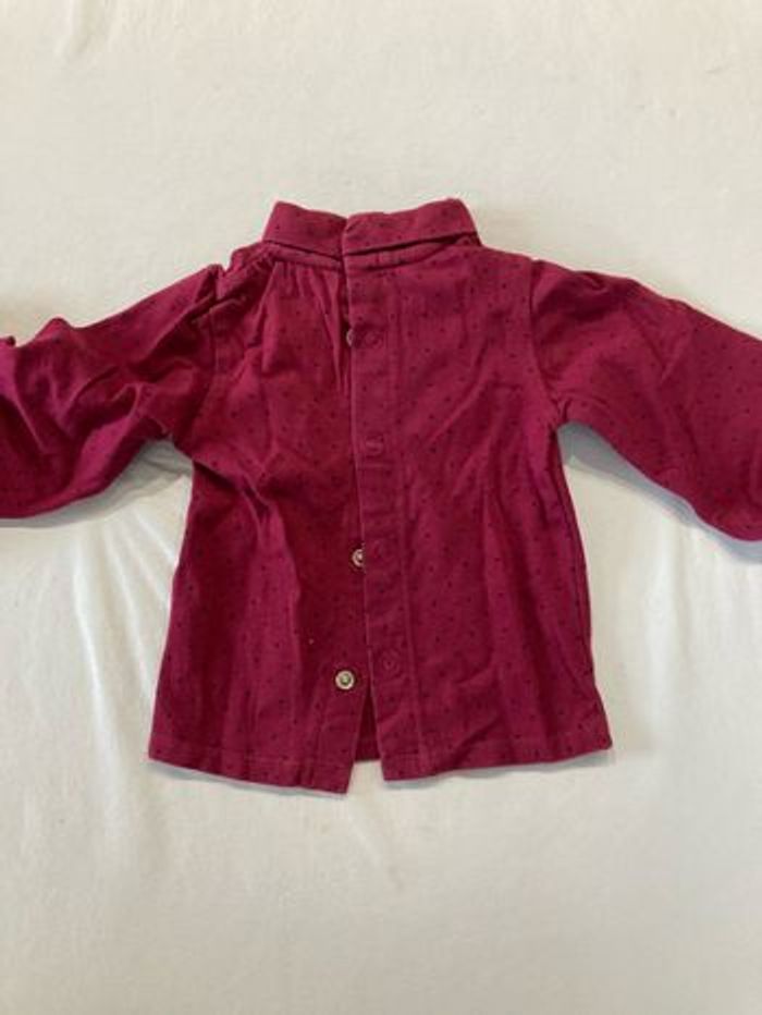 Sous pull col roulé fille 6 mois - photo numéro 5