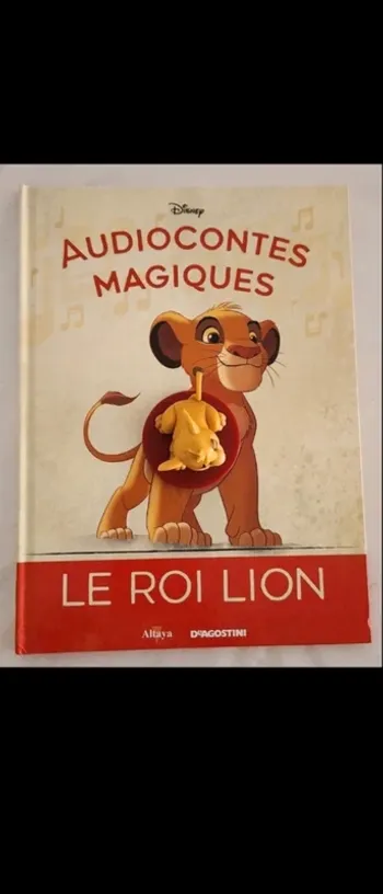 No01 audioconte Magique Altaya disney deagostini livre+figurine audio conte compte
