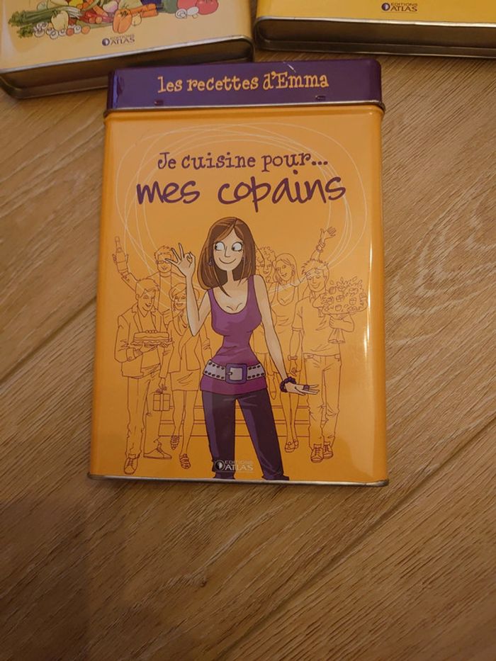 3 coffrets Les recettes d'Emma 3 boîtes je cuisine - photo numéro 2