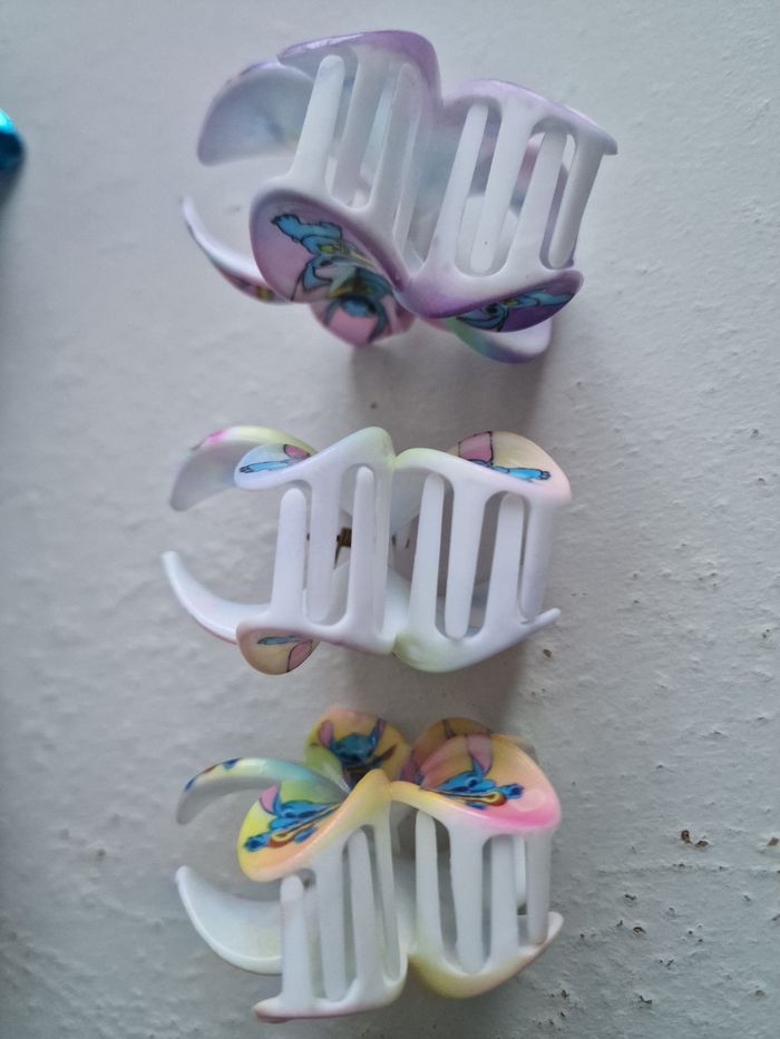 Lot de 3 pinces à cheveux Stitch - photo numéro 5