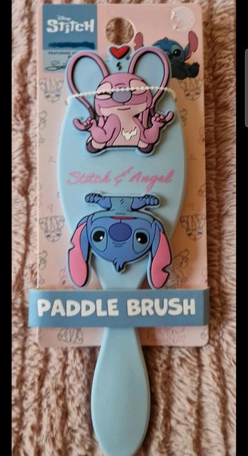 Brosse à cheveux Stitch et Angel