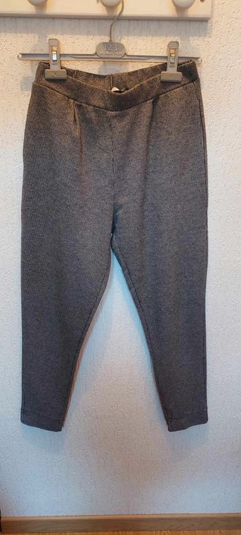 Beau et chaud pantalon femme Pull & Bear S noir/blanc très bon état