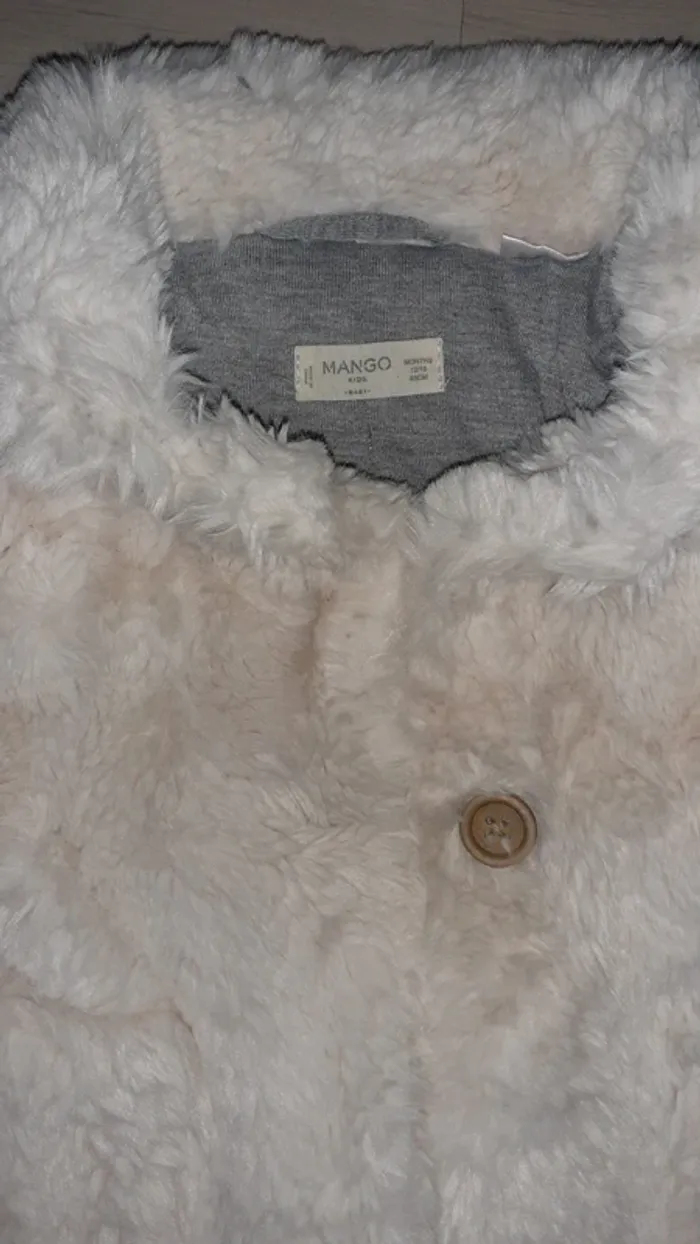 Manteau en fourrure Mango kids - photo numéro 12