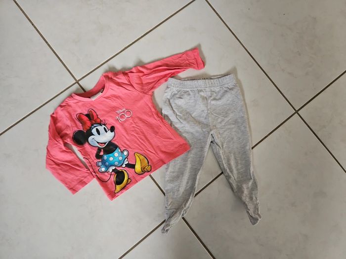 Pyjama bébé fille 2 pièces Minnie 9 mois BBF2 - photo numéro 2
