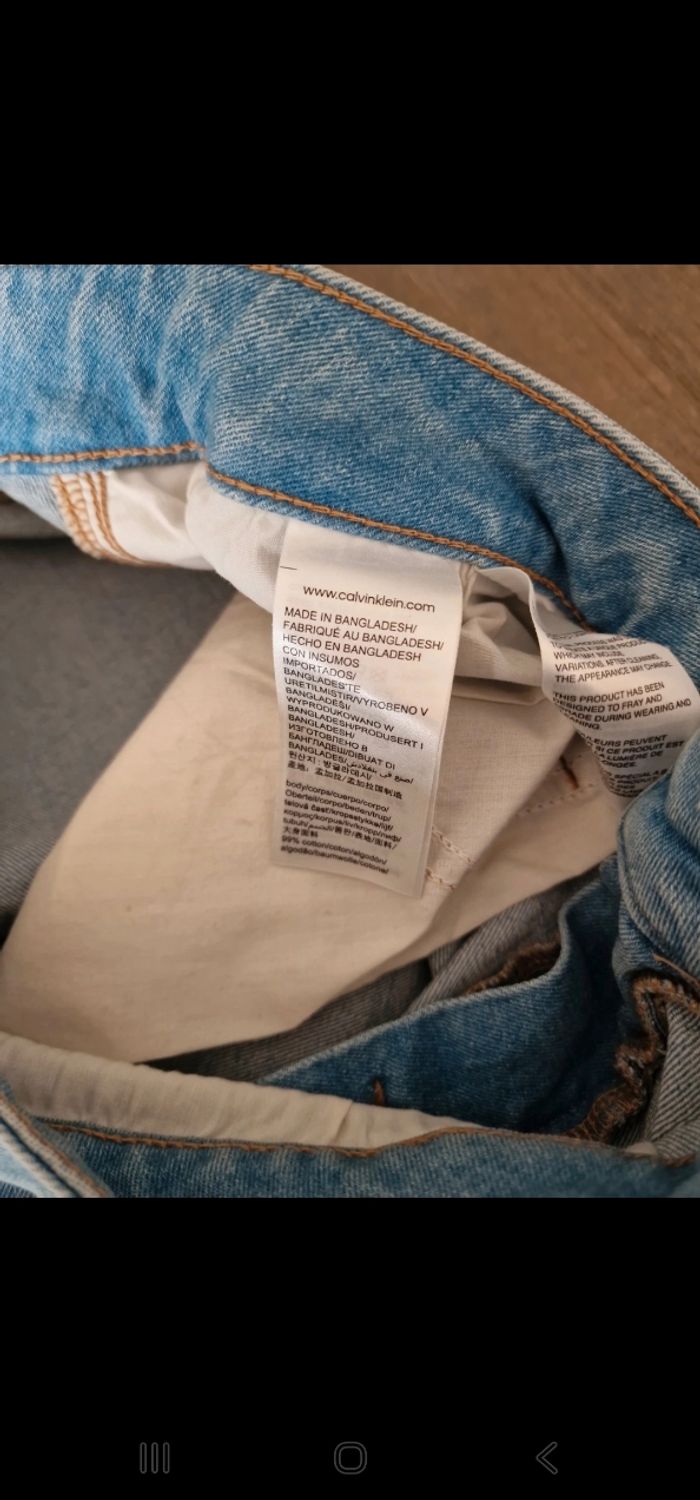 Jupe jean  Calvin Klein - photo numéro 5