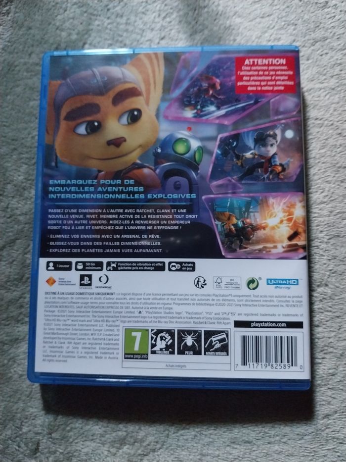 Jeu  Ratchet Clank ps5. - photo numéro 2