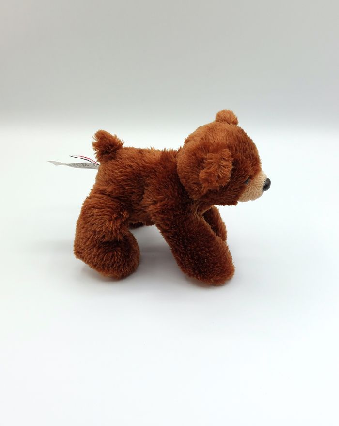 Petite peluche ours marron brun beige AURORA World doudou yeux durs 20 cm - photo numéro 4