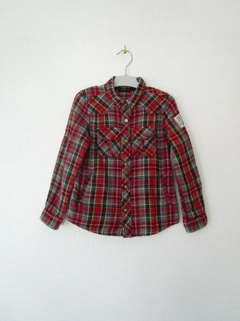 Chemise hiver écossaise IKKS 4 ans TBE