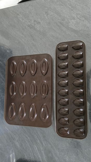 Lot 2 moules Barquette et madeleine Gobel