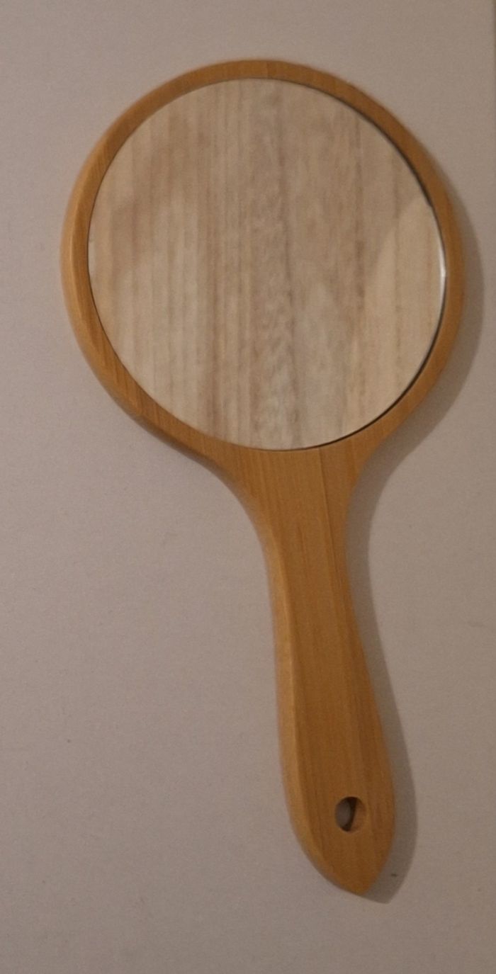 Miroir en bambou