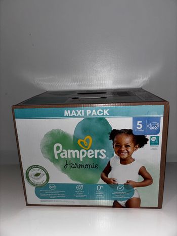 Maxi-Pack De 66 Couches Pampers Harmonie Neuf Dans L’emballage