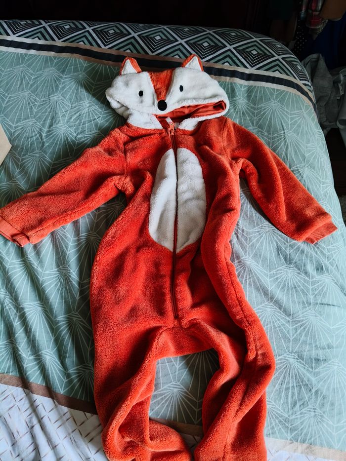 Sur pyjama Orchestra  3 ans avec capuche Renard