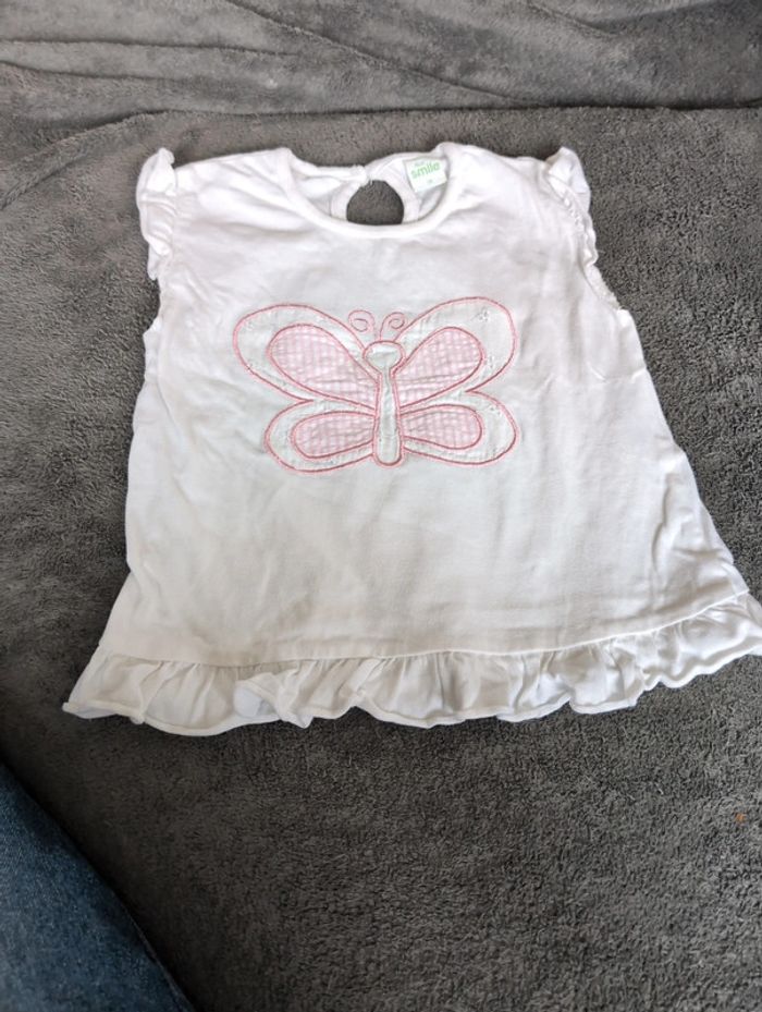 T shirt sans manche 12 mois