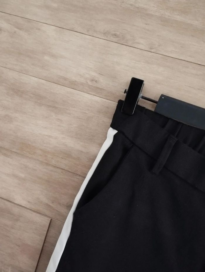 Pantalon Chino noir bande blanc côtés Trafaluc TXS - photo numéro 6