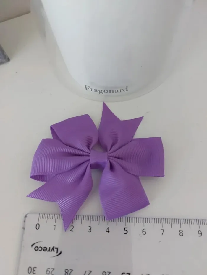 Nœud à pince couleur violette