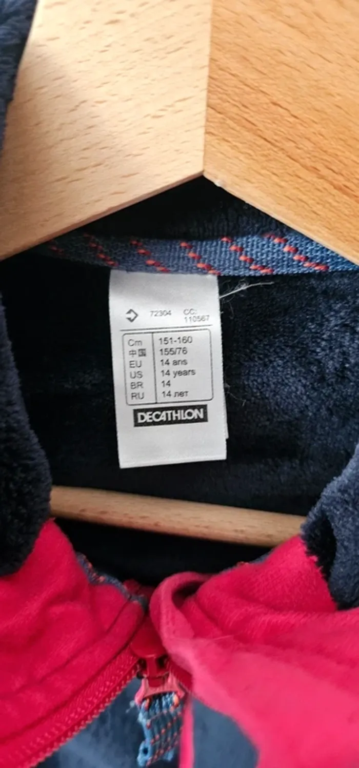 Polaire decathlon fille - photo numéro 3