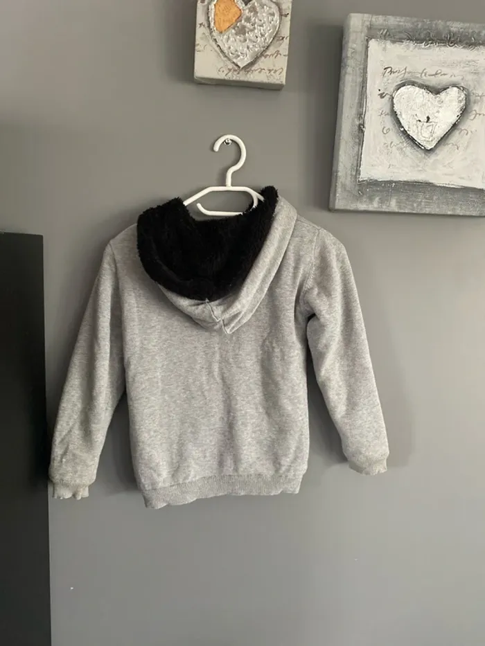 Sweat zippé doublé polaire - photo numéro 3