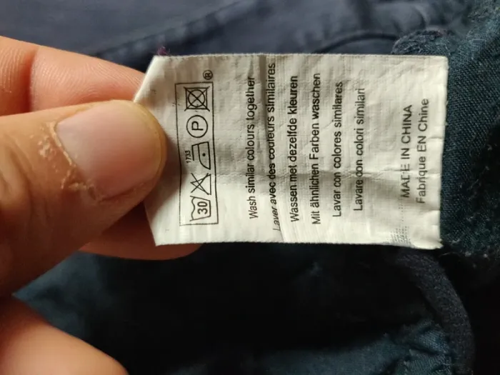 Pantalon droit Etam bleu marine taille 40 - photo numéro 4