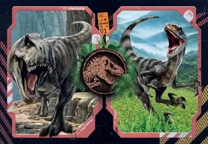 JURASSIC WORLD REBIRTH - Puzzles Clementoni 2 x 60 pièces - photo numéro 2