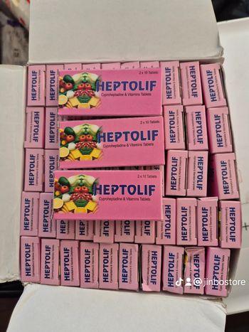 Heptolif - Lot de 3 boîtes