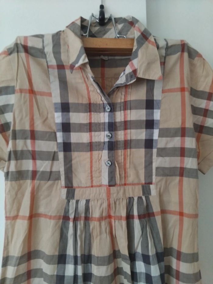 Blouse Burberry t14ans 100%coton - photo numéro 6