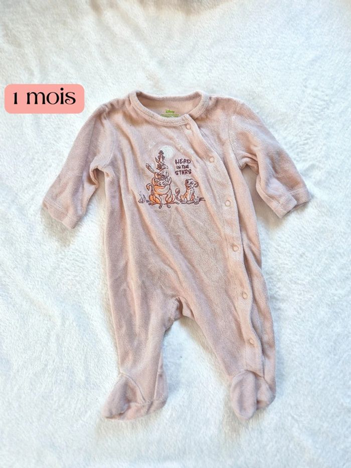 Pyjama Disney le roi lion 1 mois
