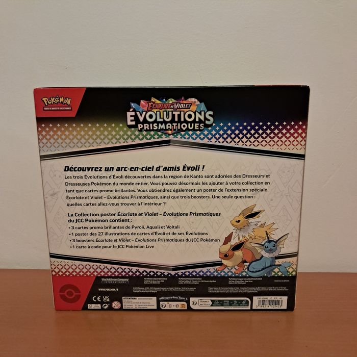 Lot 2 coffrets pokémon :  Lougaroc ex + coffret poster EV8.5 Evolutions prismatiques  scellés - photo numéro 5