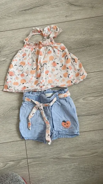 Ensemble short + débardeur