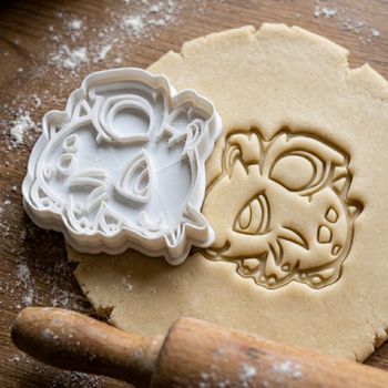 Emporte-pièce inspiré Bulbizarre - Découpoir Biscuit et Pâte à Sucre