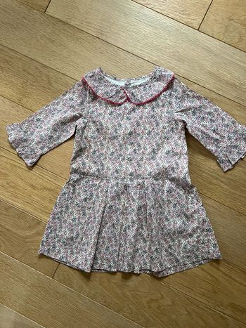 Robe manche longue jacadi fille 36 mois neuf sans étiquette