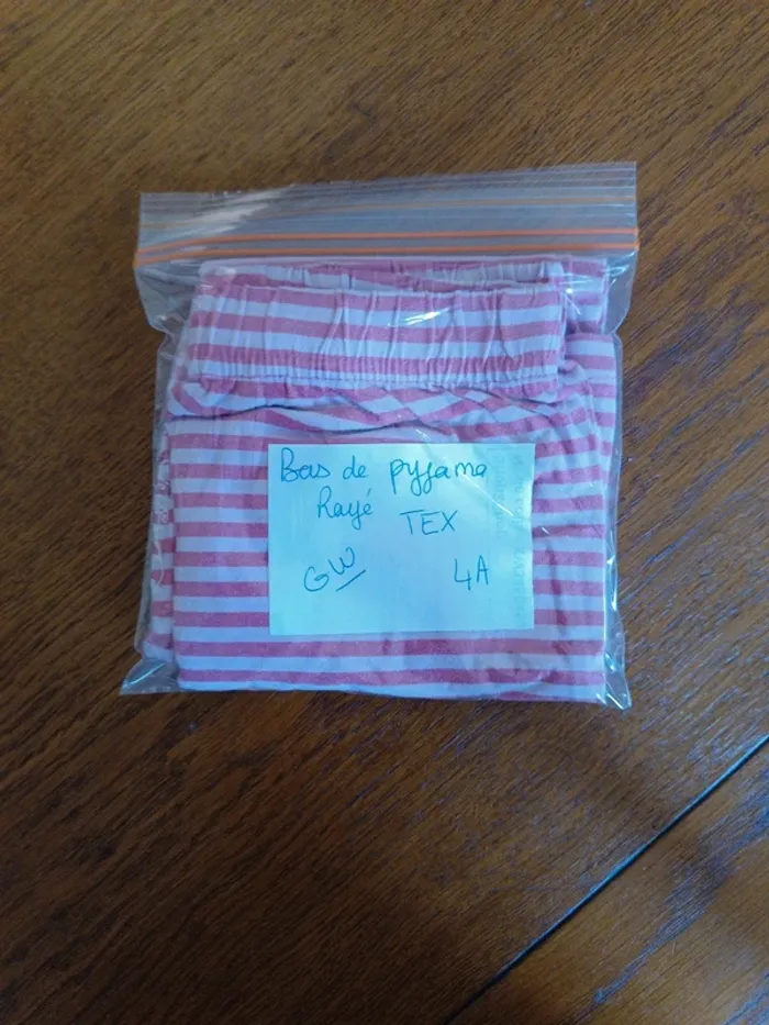 Pantalon de pyjama rayé TEX 4A - photo numéro 5
