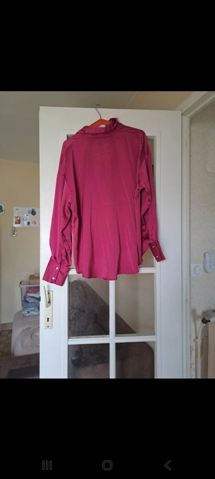 Chemise fluide manche longue retrousable - photo numéro 2
