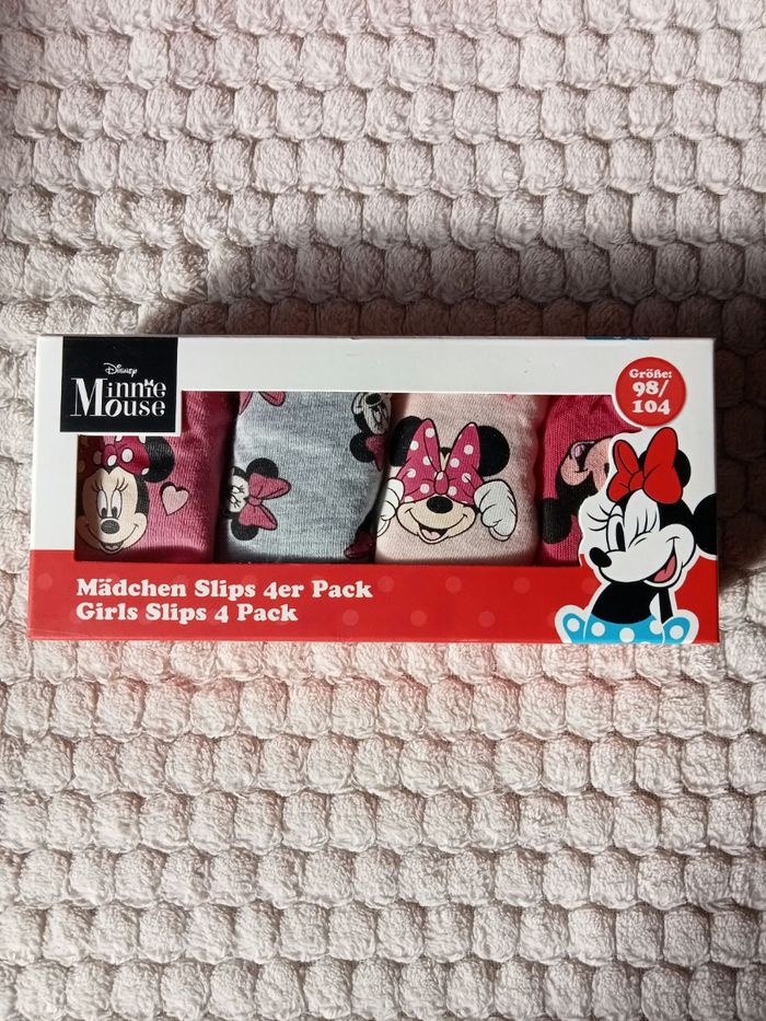 Boite de 4 culottes Minnie 3/4 ans