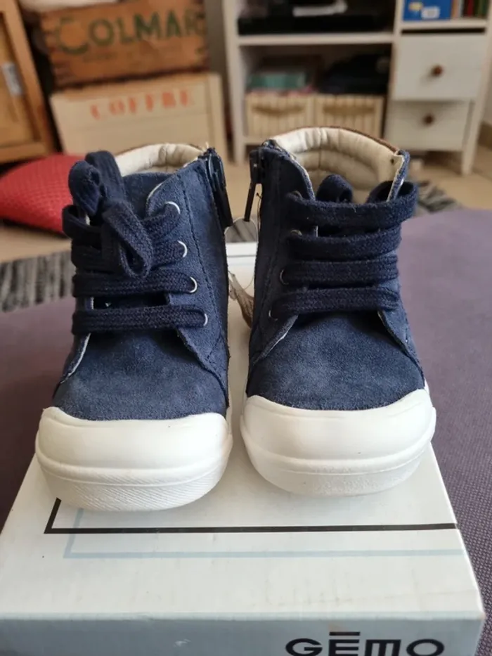 Bottines Gemo neuves tout cuir taille 21 - photo numéro 2