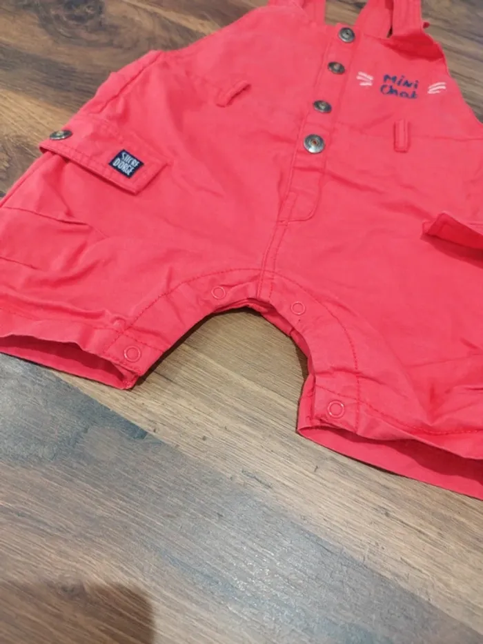 Salopette d'été "Sucre d'orge" taille 12 mois - photo numéro 6