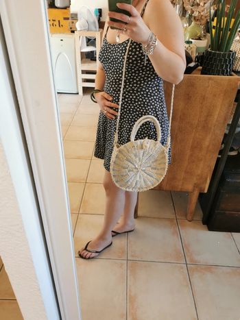 Sac été rond style bali